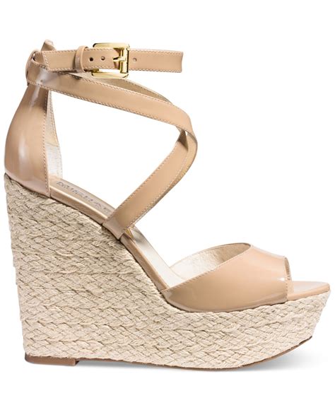 michael kors cayla sandals|Michael Kors wedge platform.